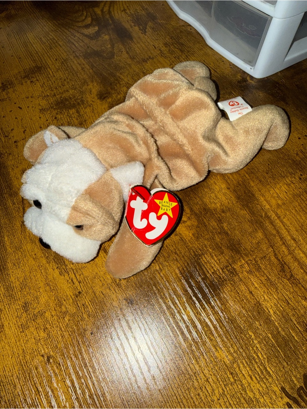 TY beanie babies Wrinkles bulldog plush